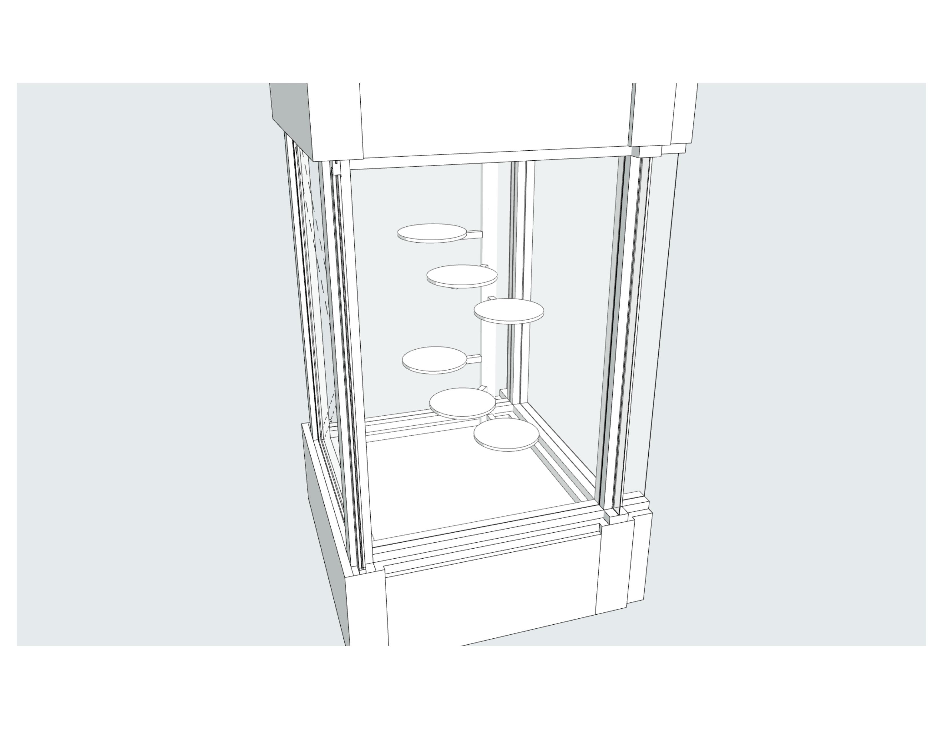 Mini Colony Cat Tree - Custom platforms allowing additional activity within individual mini colonies